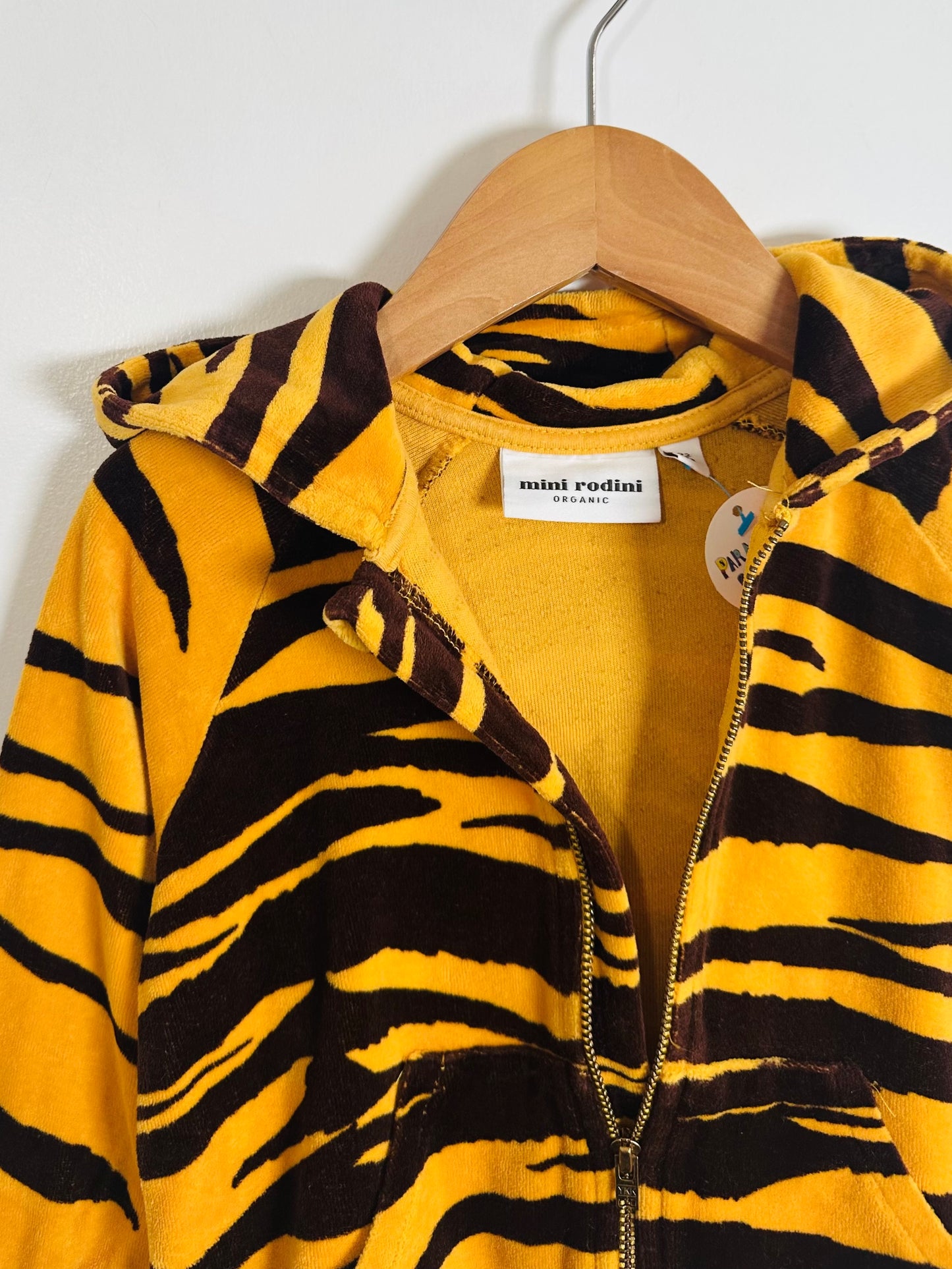 Mini Rodini Tiger Hoodie / 1.5-3Y