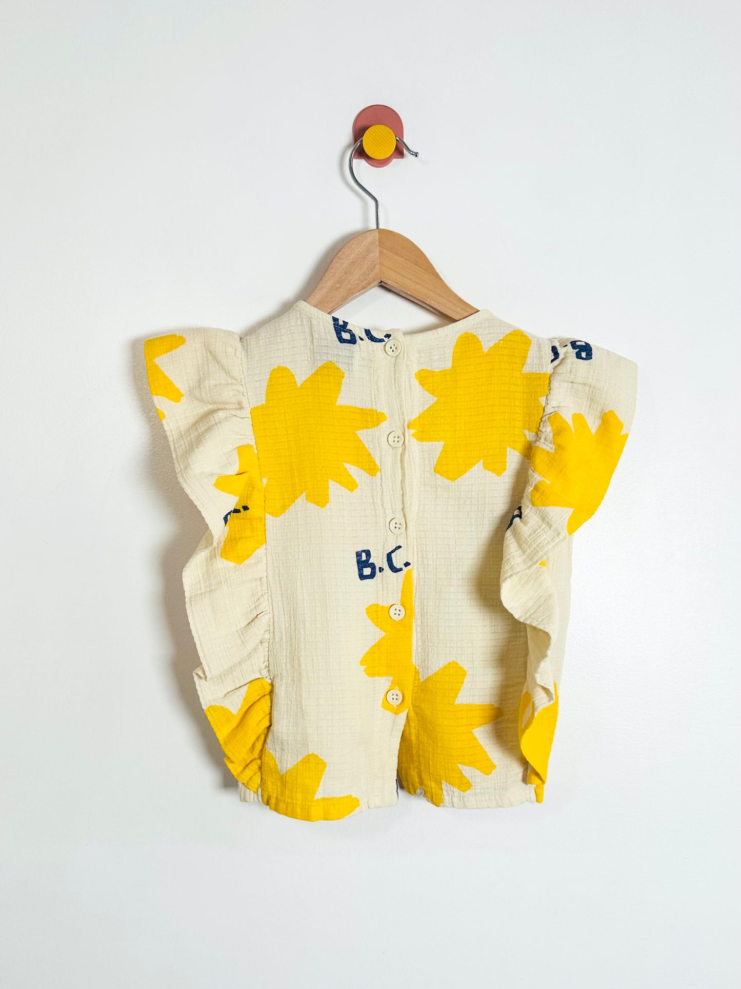 Bobo Choses Ruffle Sparkle Top / 4-5Y