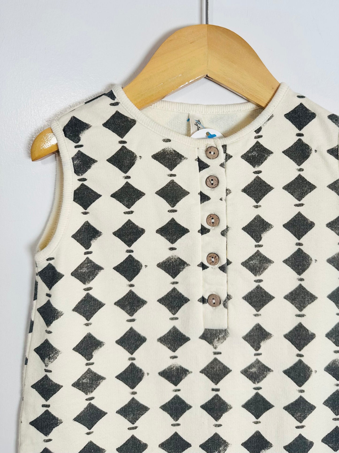 Rylee + Cru Diamond Romper / 18-24 mths