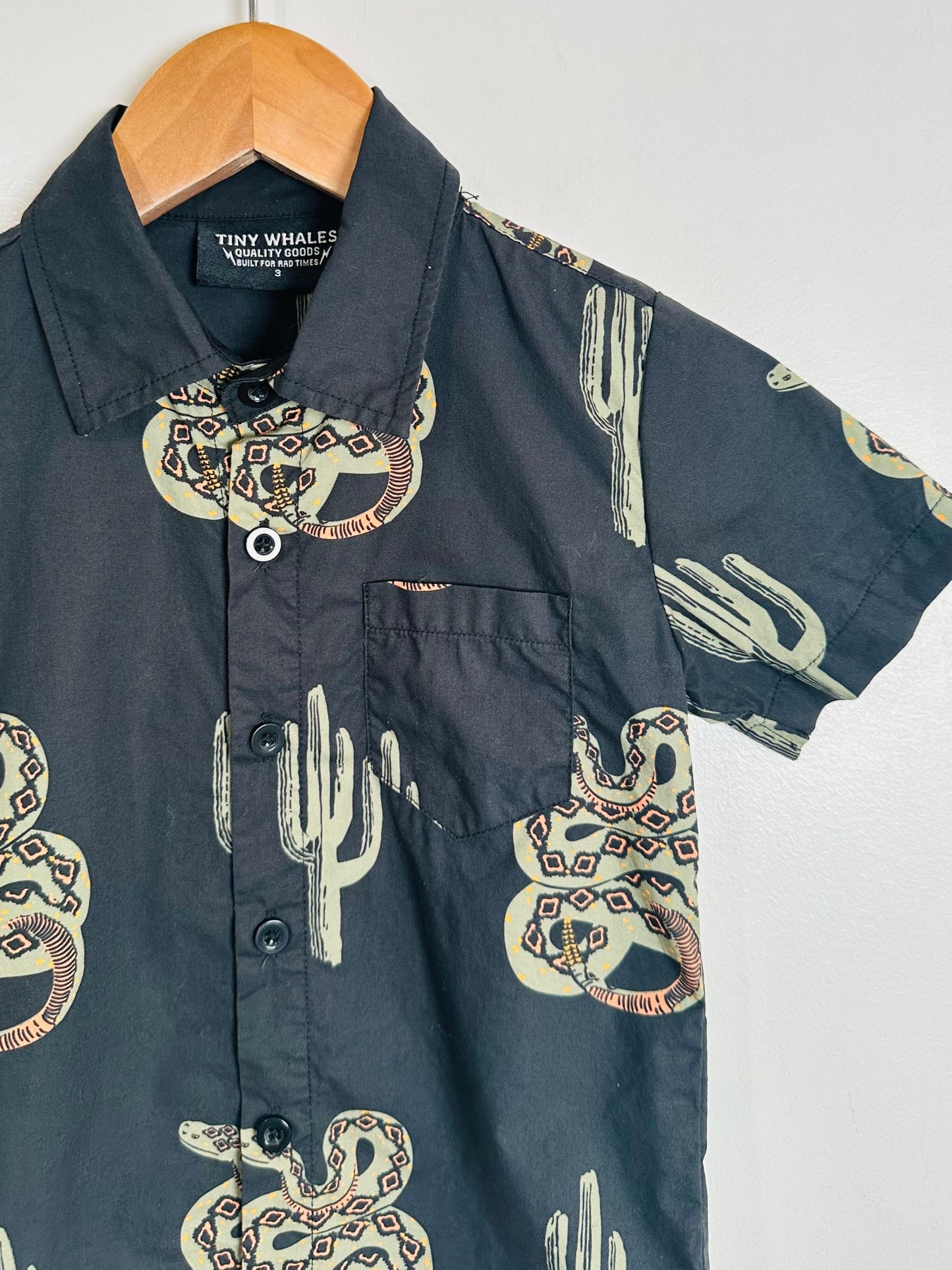 Tiny Whales Desert Button-up / 3Y