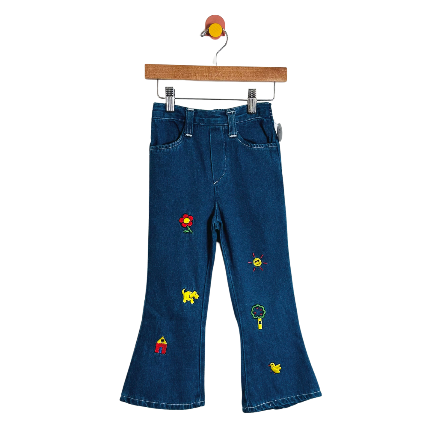 Vintage Embroidered Jeans / 4Y