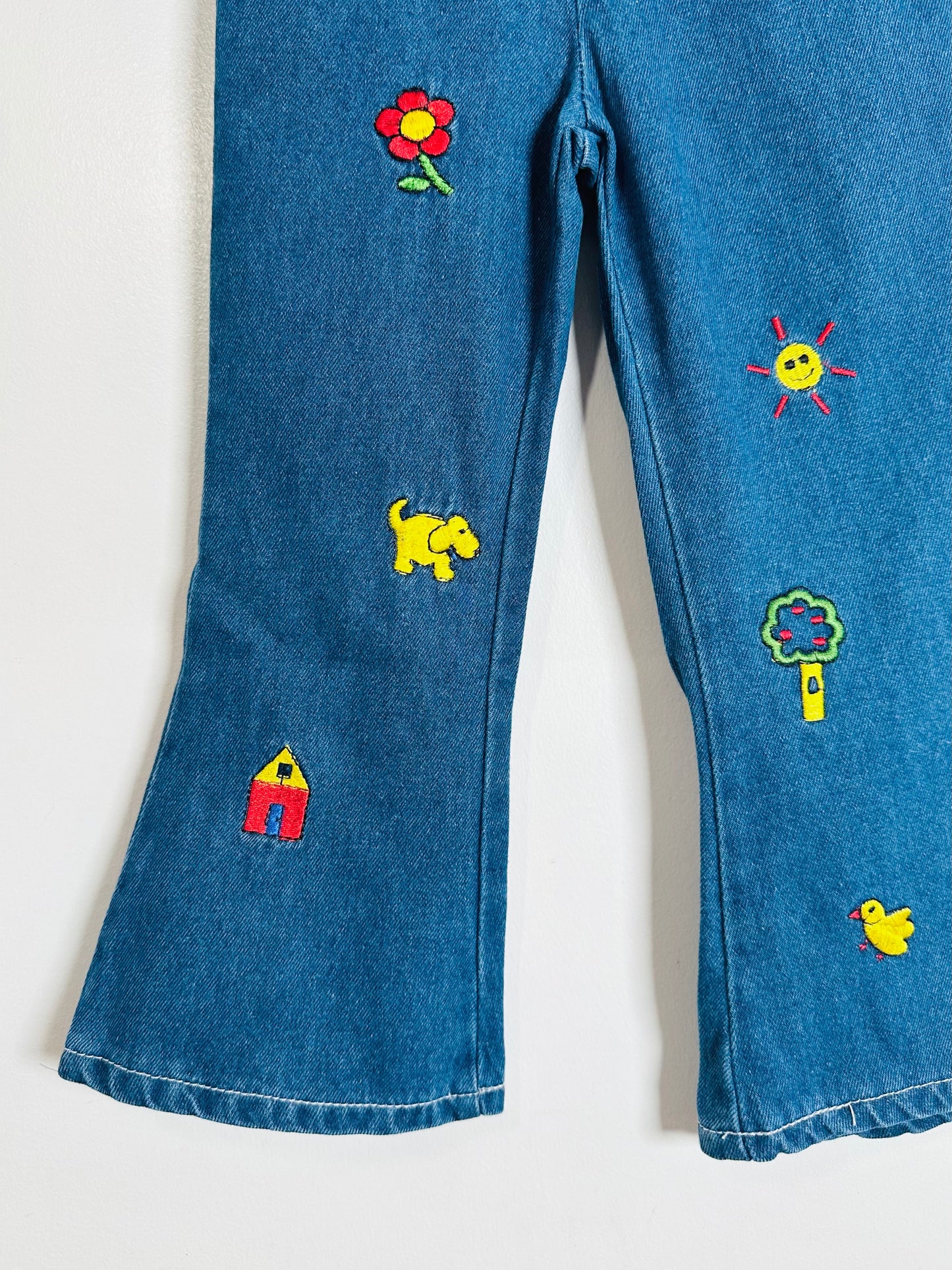 Vintage Embroidered Jeans / 4Y