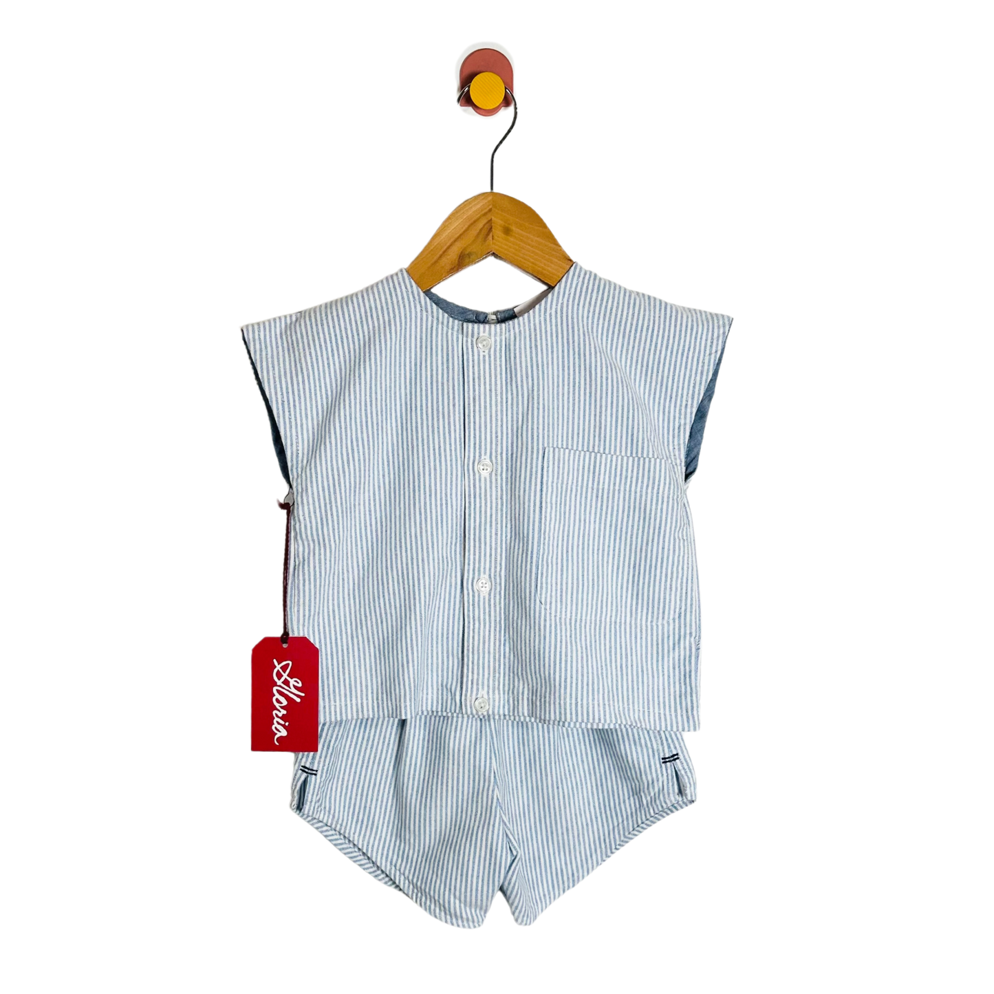 Gloria Upcycled Shorts Set / 3Y