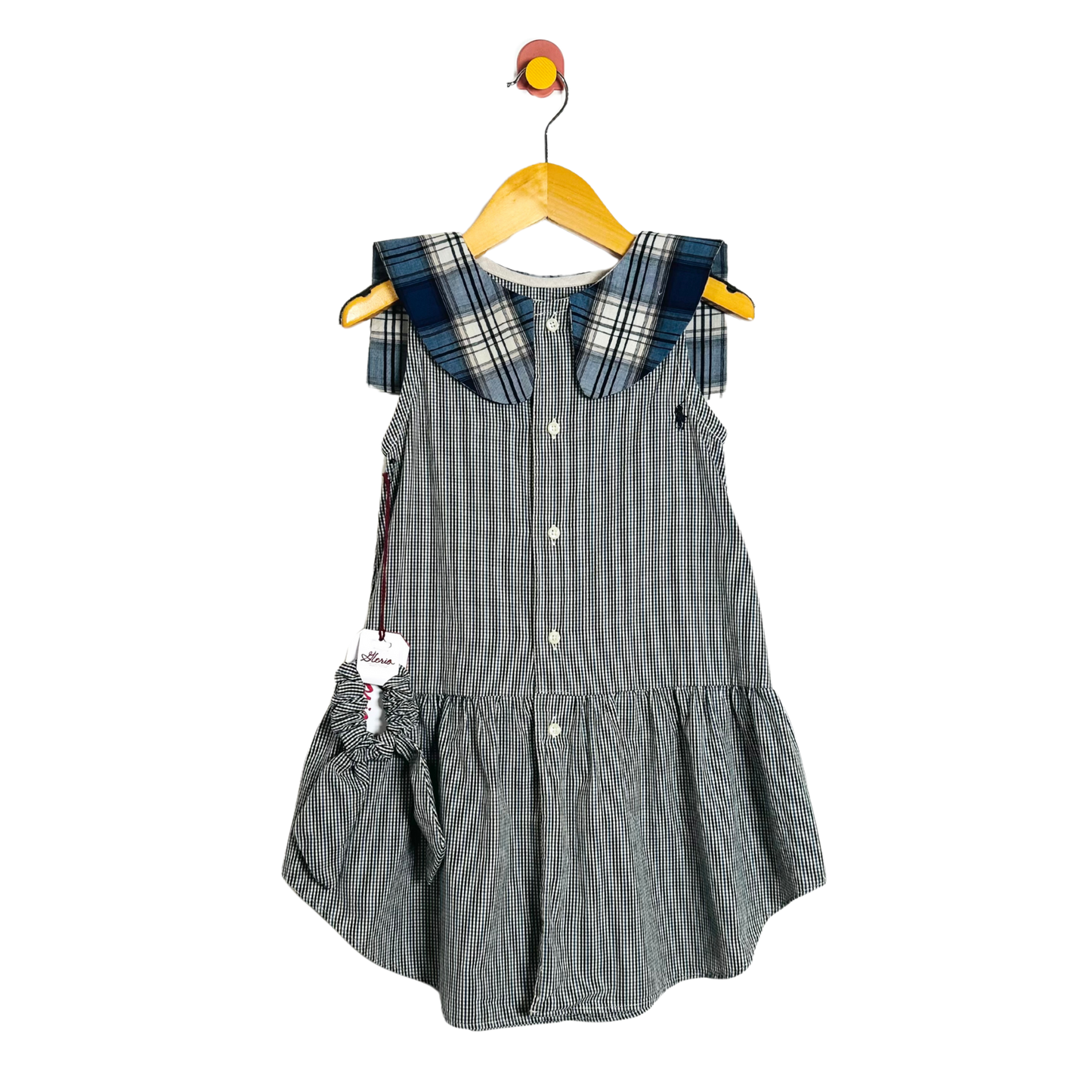 Gloria Upcycled Shirt Dress / 5Y