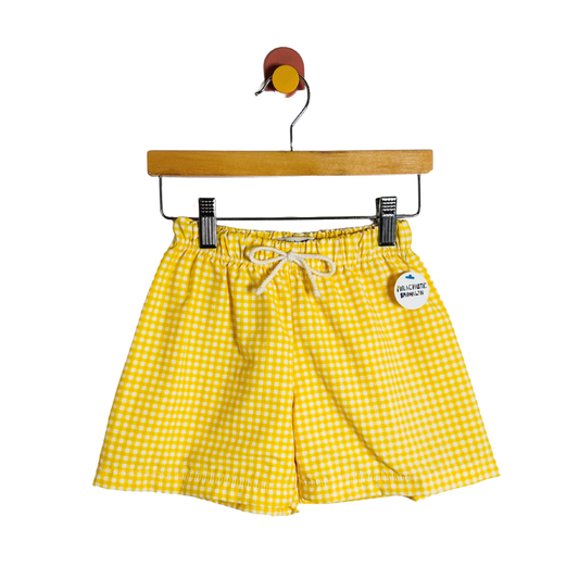 Birinit Gingham Swimshorts / 6Y