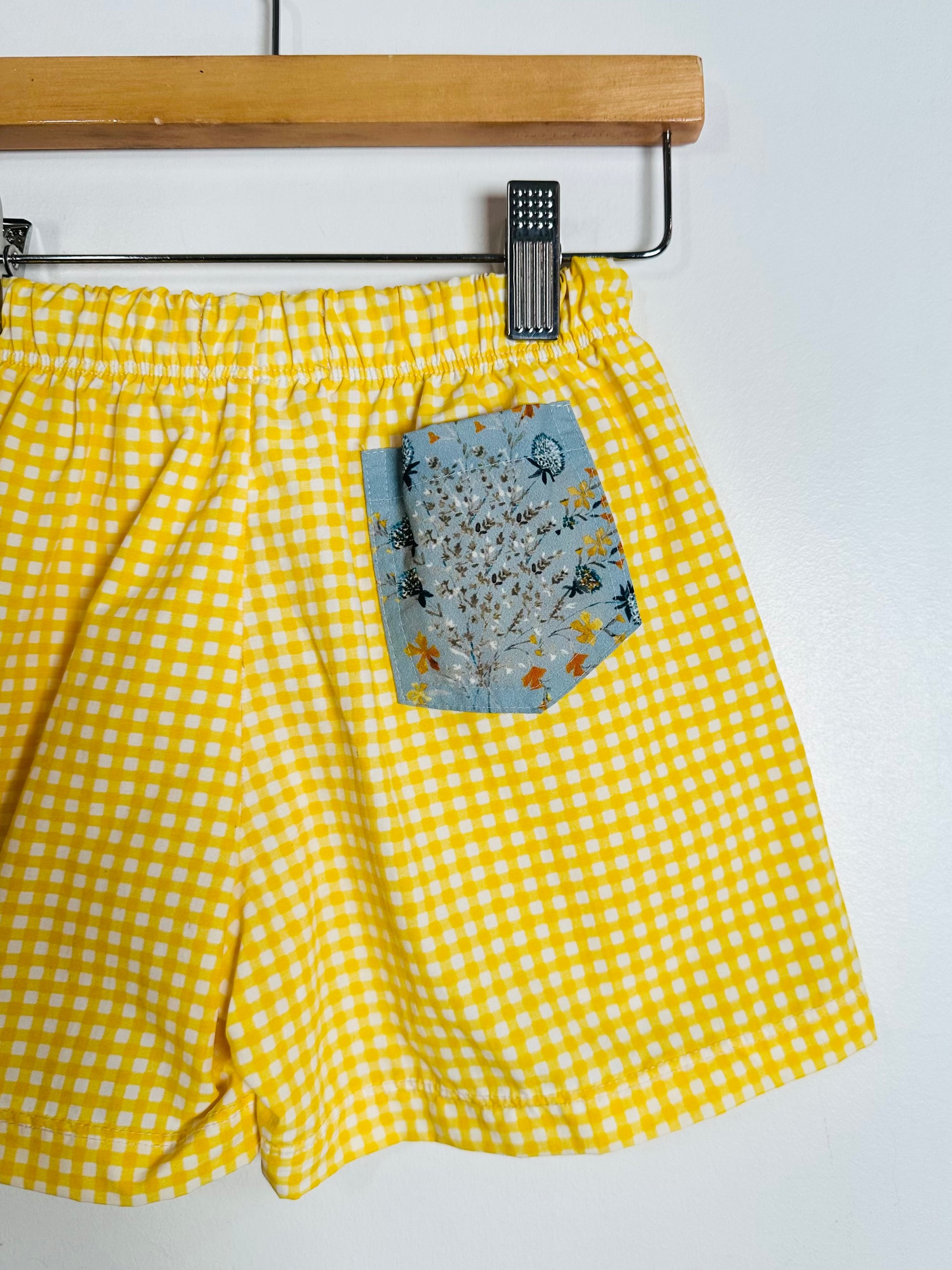 Birinit Gingham Swimshorts / 6Y