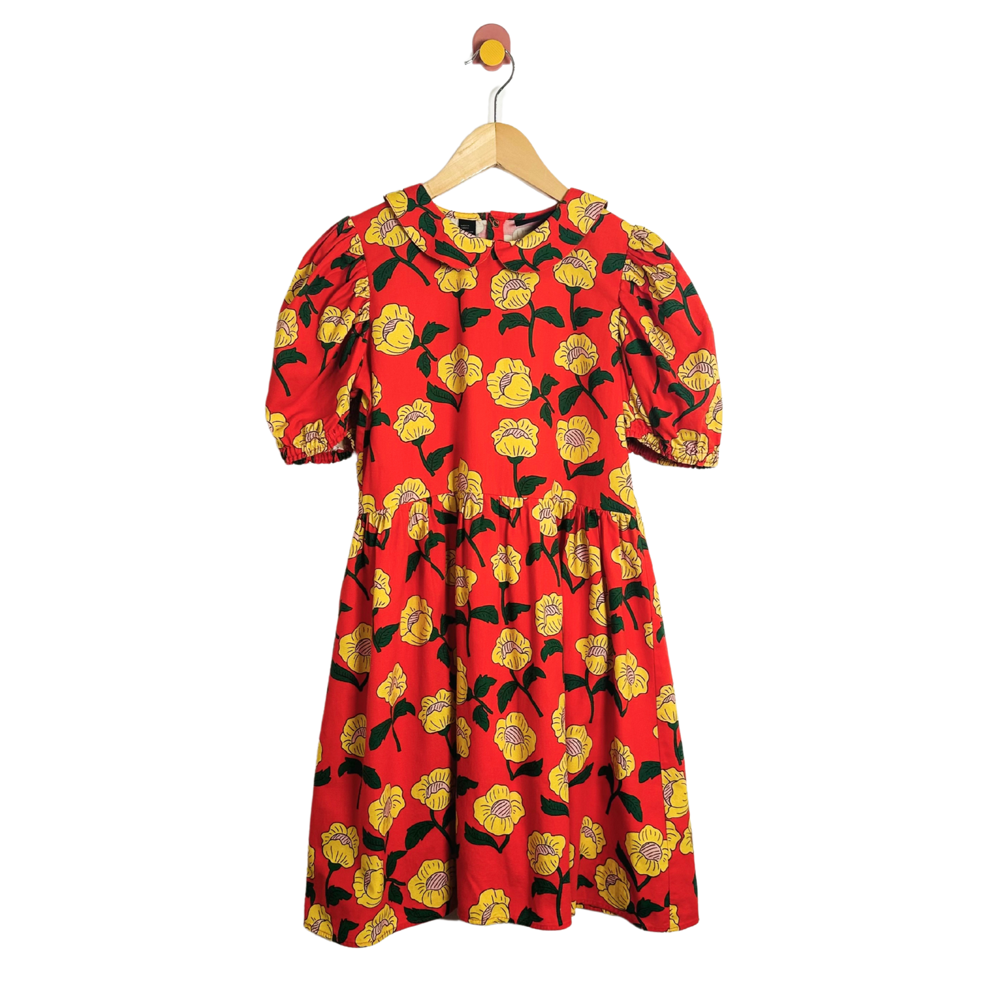 Mini Rodini Puff Sleeve Dress / 9-11Y