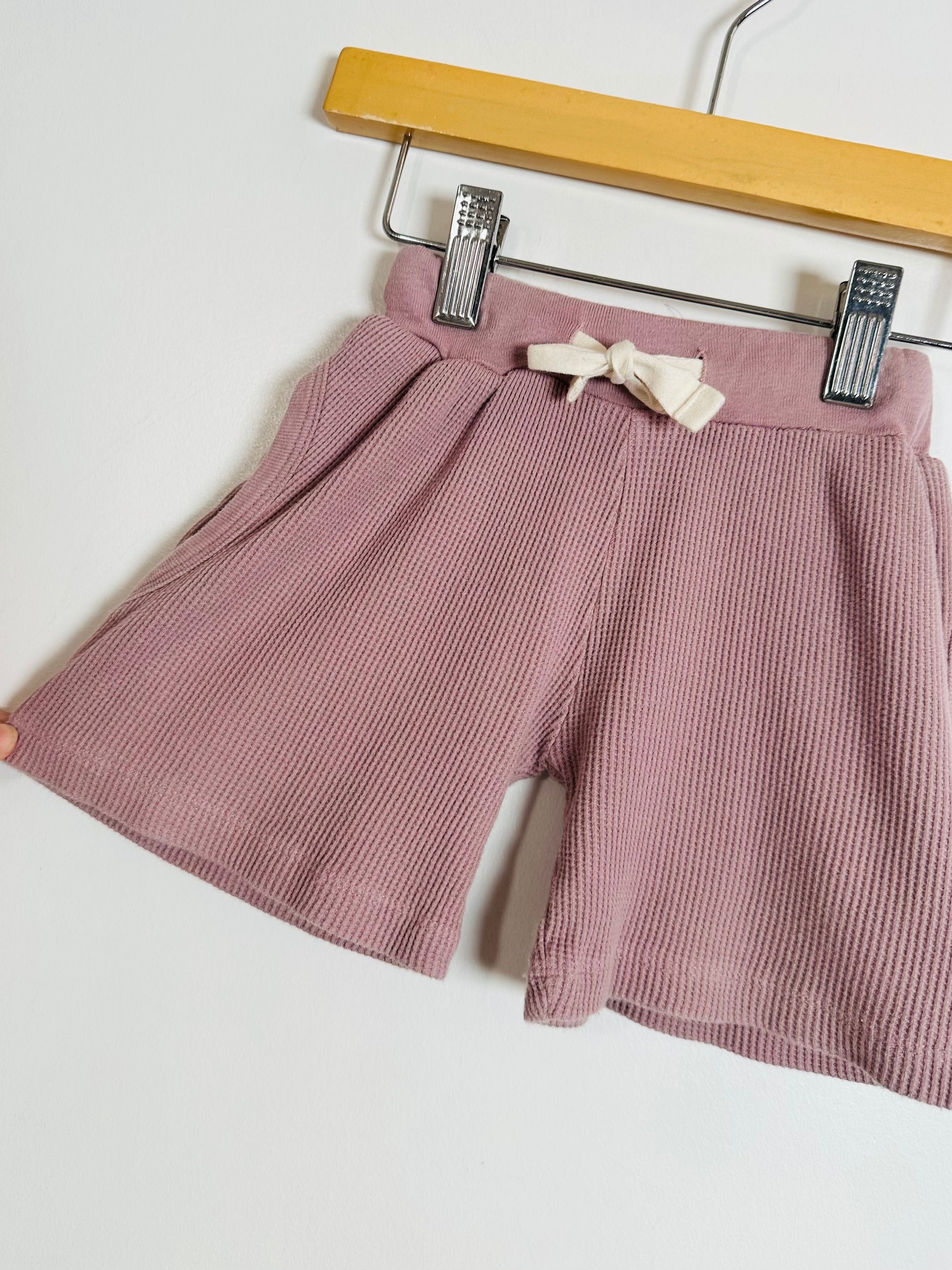 Nui Waffle Shorts / 6-12M
