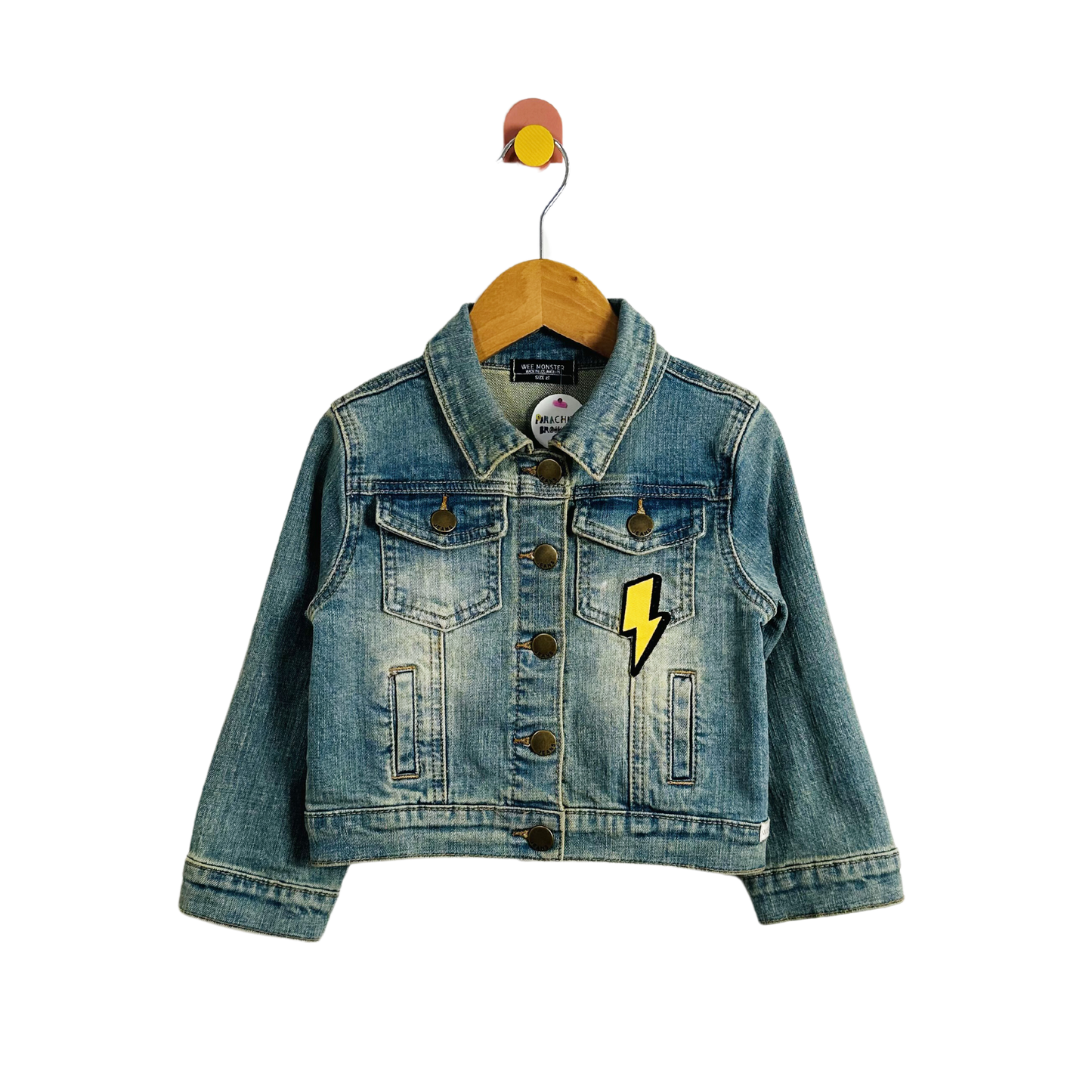 Wee Monsters Love Denim Jacket / 2T