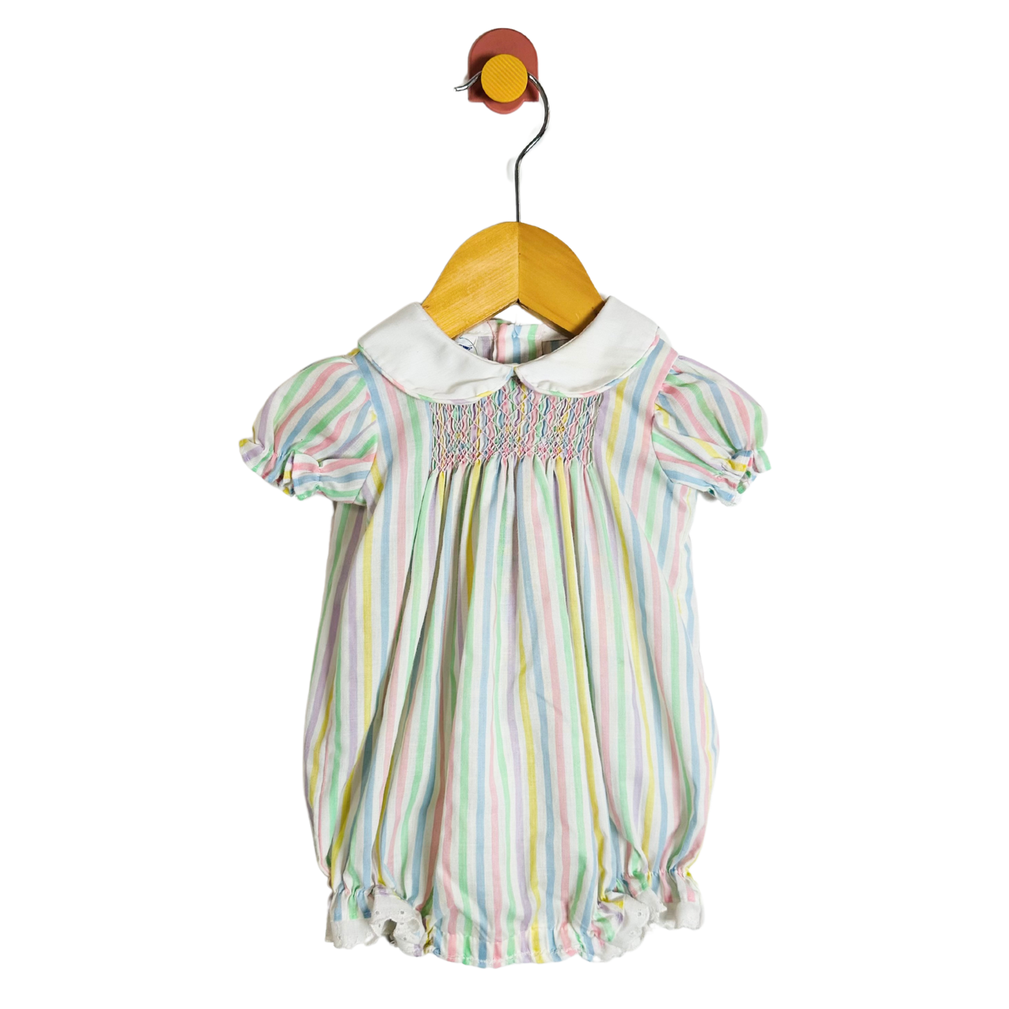 Vintage Striped Romper / 0-6M
