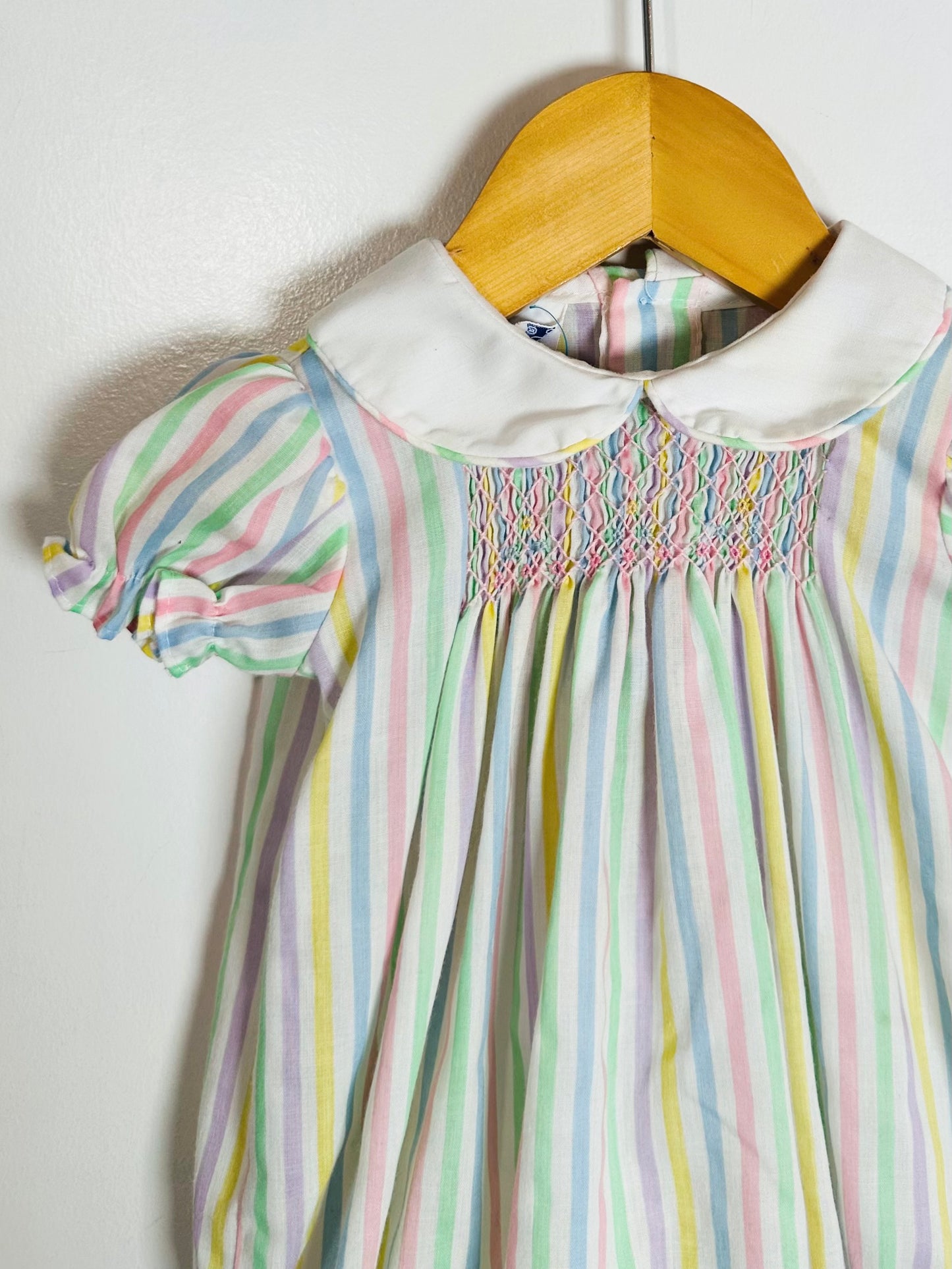 Vintage Striped Romper / 0-6M
