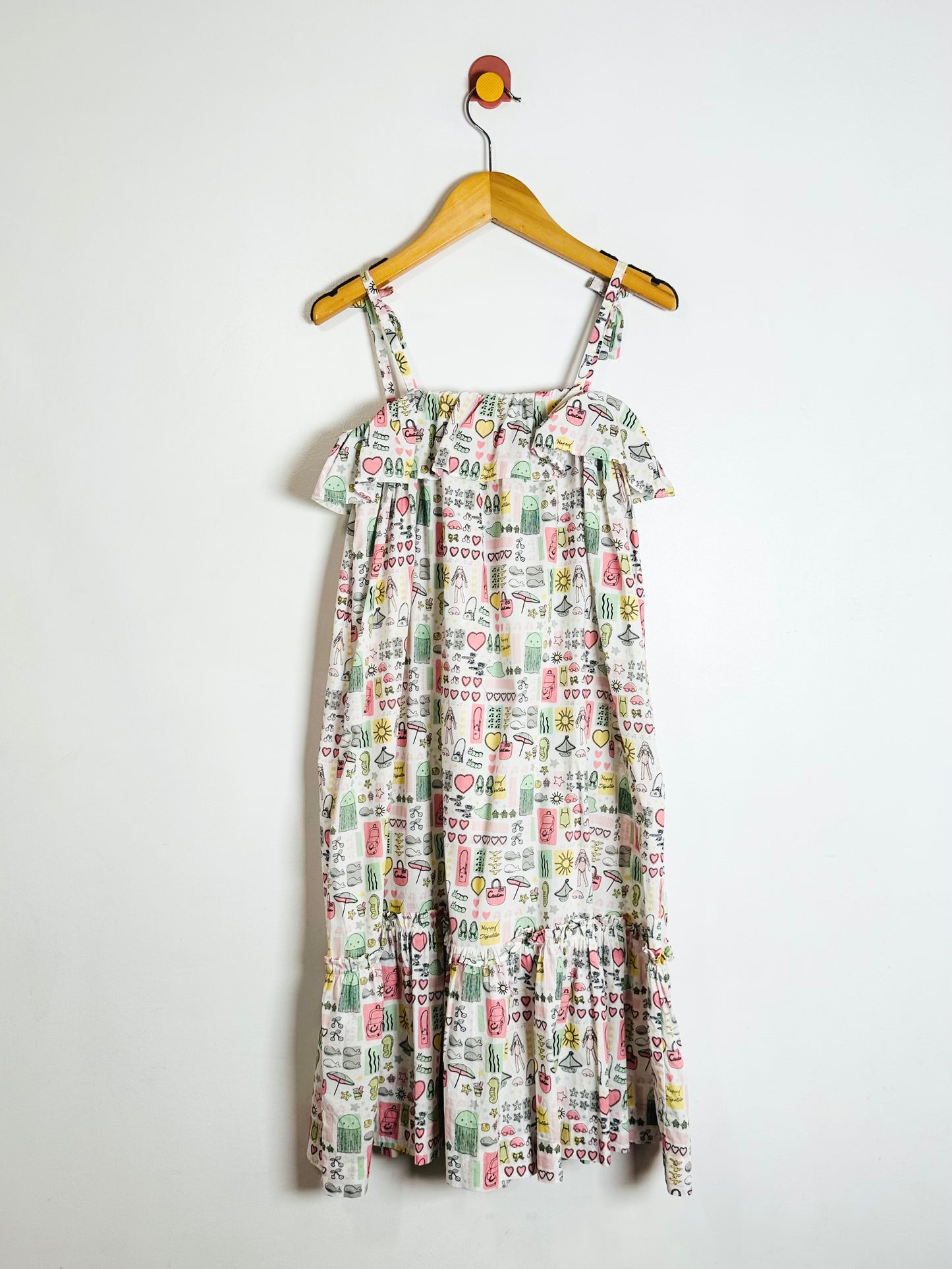 Bonpoint Beach Holiday Dress / 10Y