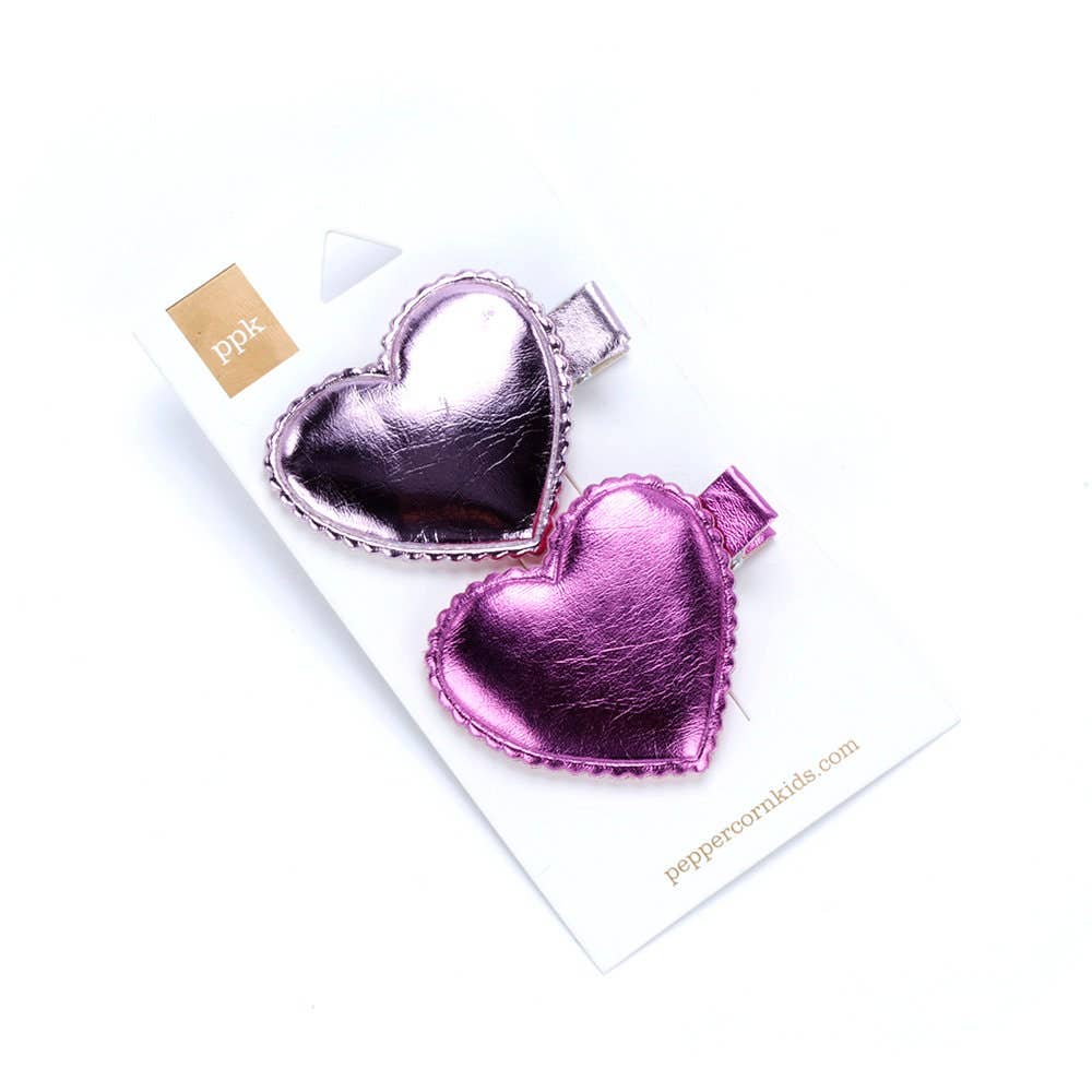 Peppercorn Kids - Shining Hearts Hair Clips for Kids