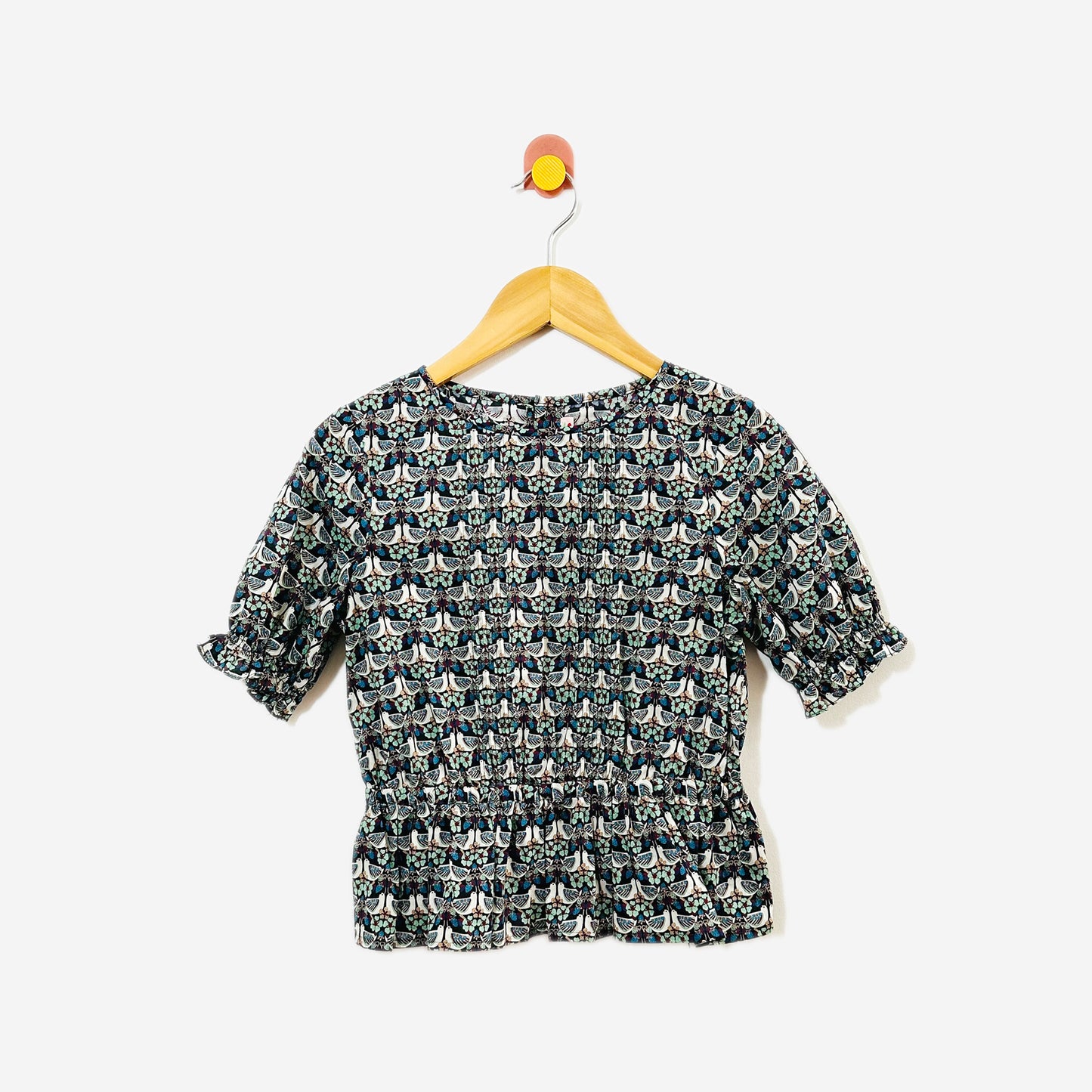 Bonpoint Perched Bird Blouse / 10Y
