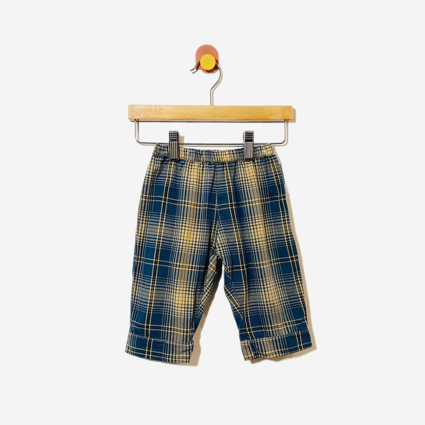 Bobo Choses Plaid Pants / 6-12M