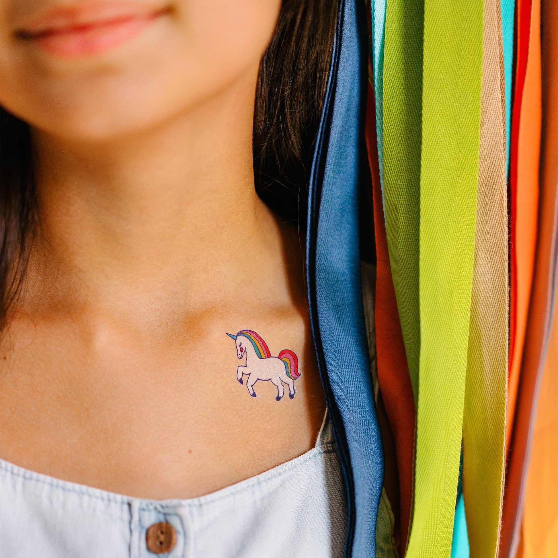 Tattly - Rainbow Unicorns Tattoo Sheets
