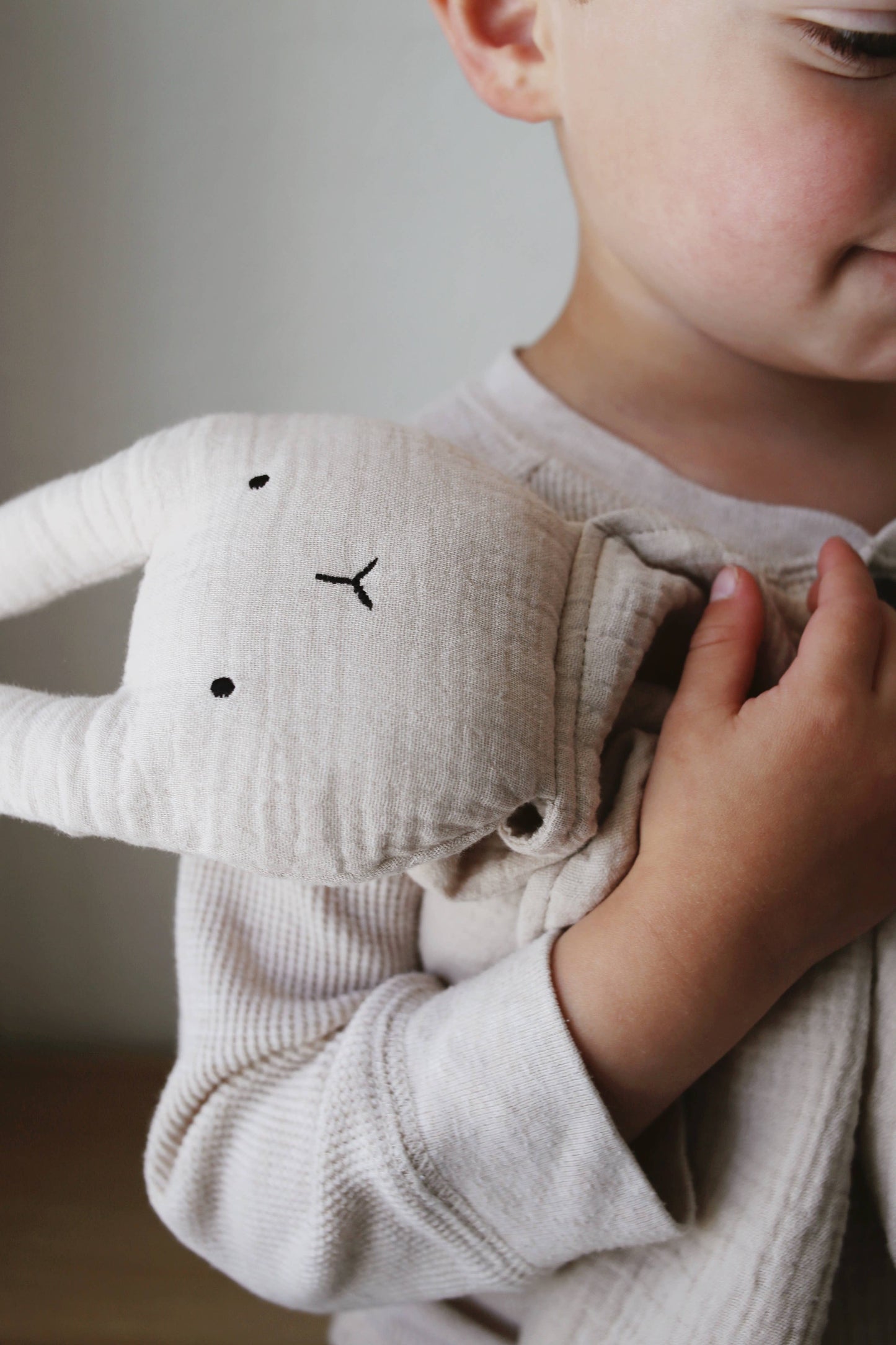 Marlowe & Co Natural Sand Bunny Lovey Blanket