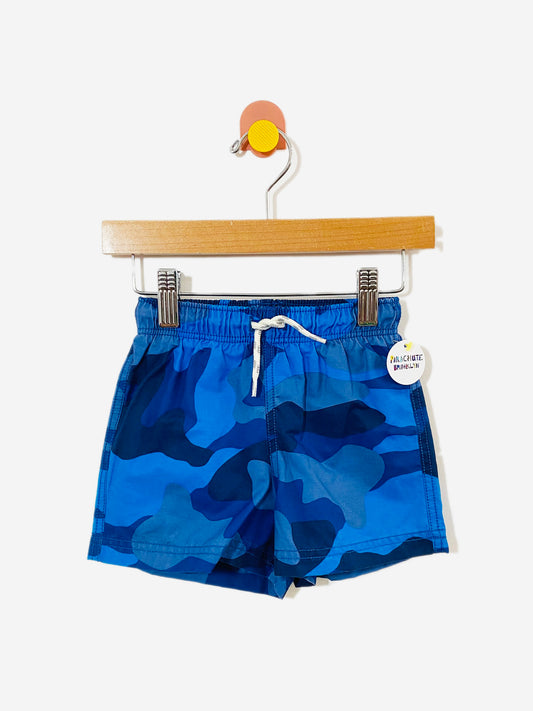 Mini Boden camo swim shorts / 2-3Y