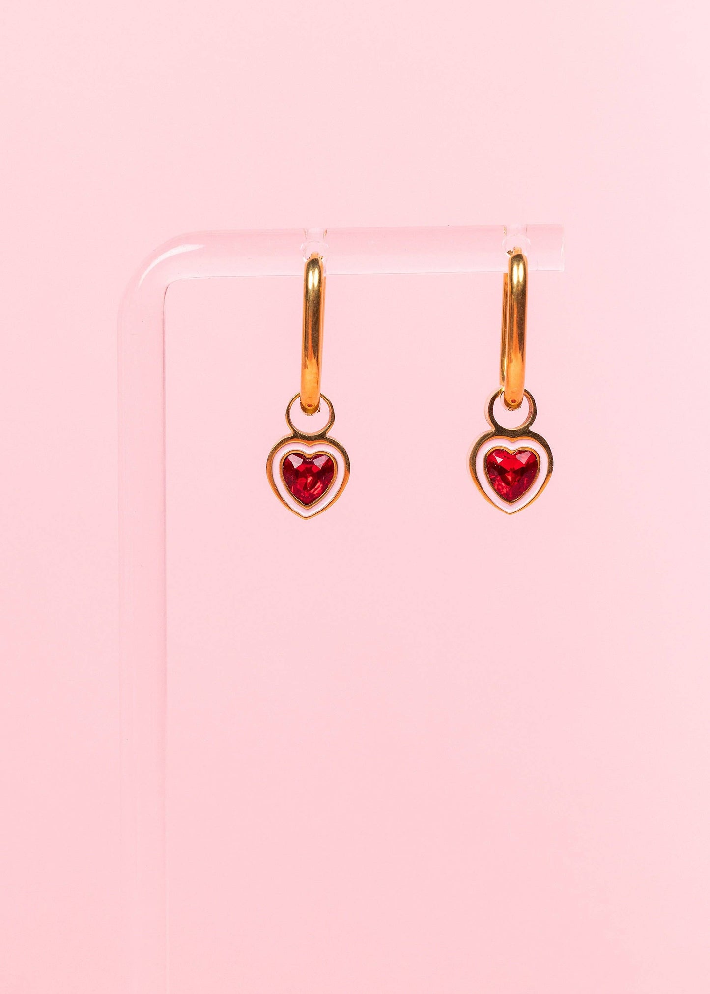 Pierced Co heart earrings