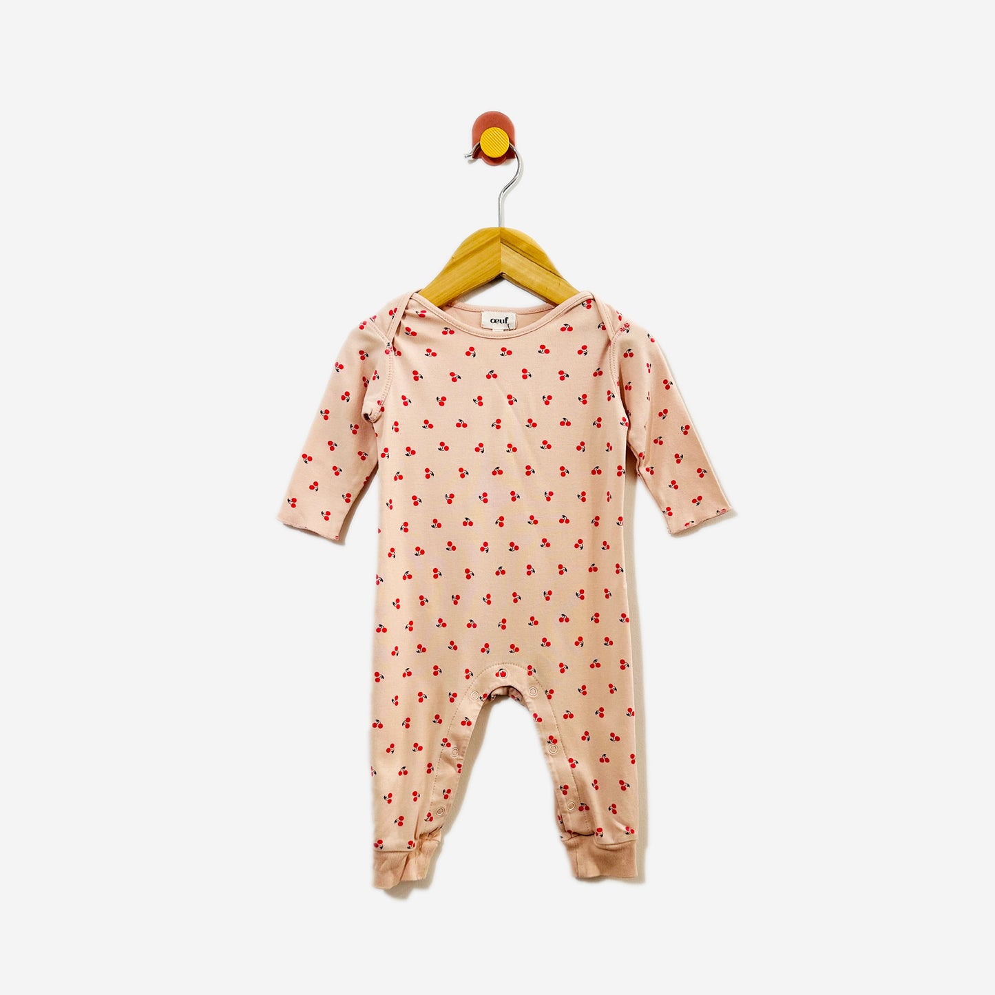 Oeuf Cherry Onesie / 6-9M