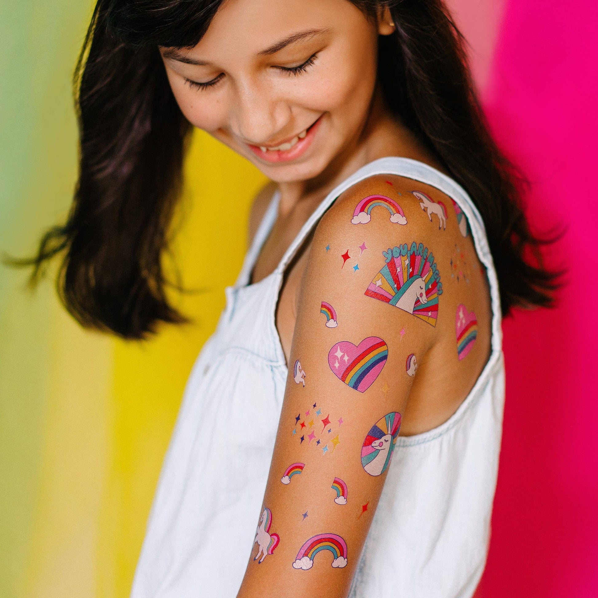 Tattly - Rainbow Unicorns Tattoo Sheets