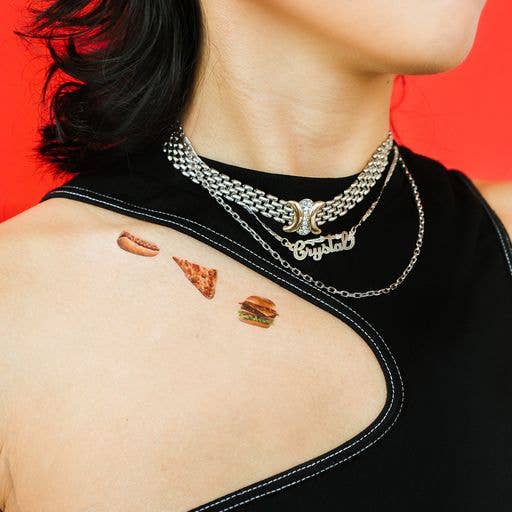 Tattly Junk Food Trio Tattoo Pair