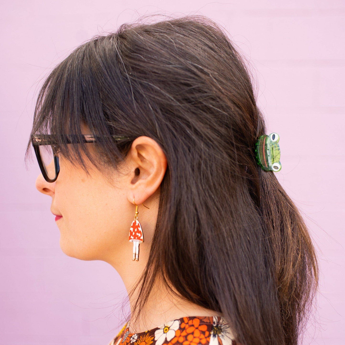 Jenny Lemons Mini Froggy Hair Claw
