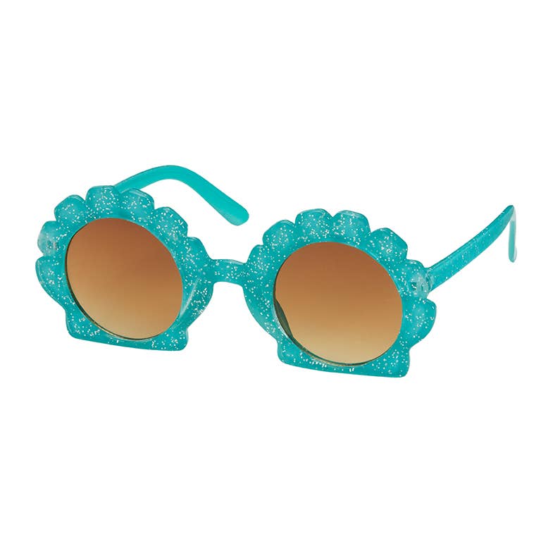 Blue Gem Sunglasses Inc Glitter Seashell Sunglasses