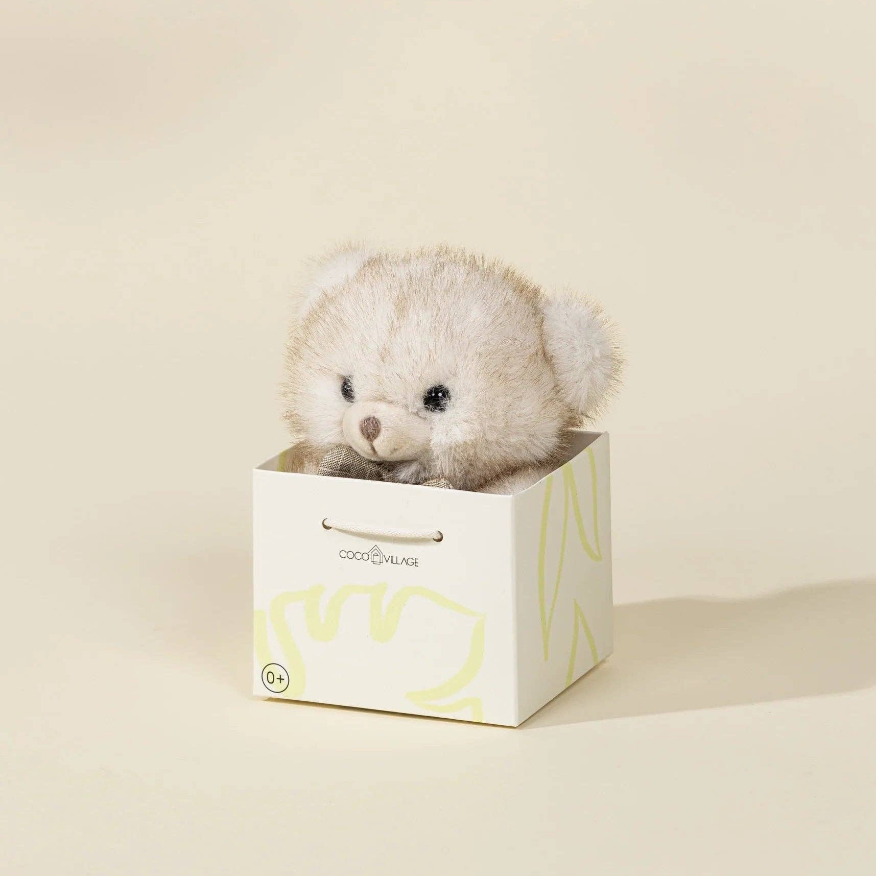 ちびくまcocolilou 小さなモヘアのteddy bear モヘアのテディベア