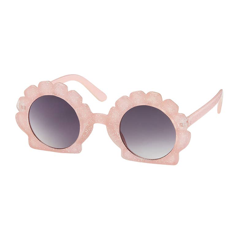 Blue Gem Sunglasses Inc Glitter Seashell Sunglasses