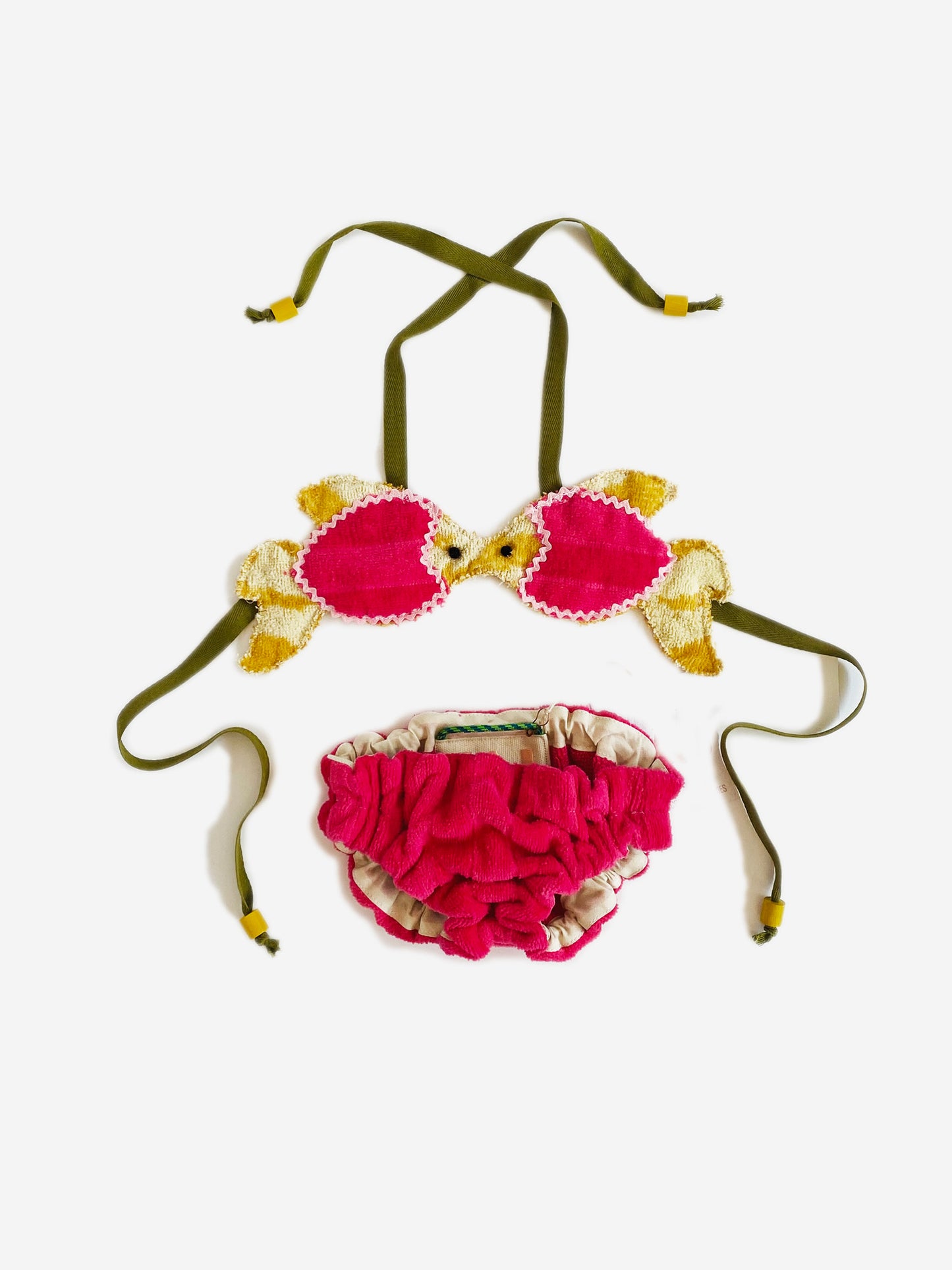 SAJ handmade fish “land-kini” 3-4Y