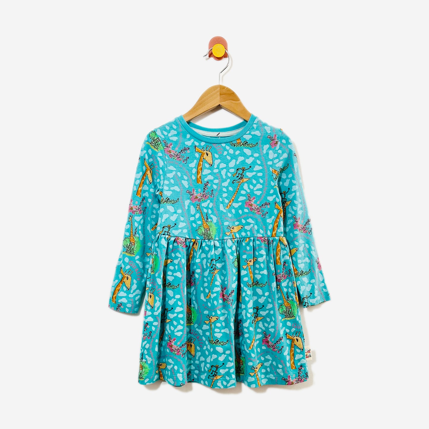 Roald Dahl for Natural History Museum x M&S The Giraffe and the Pelly and Me Dress / 3-4Y