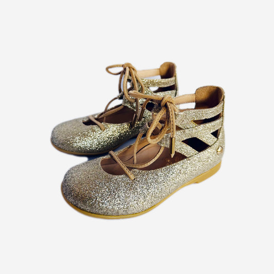 Aquazzura Ballerina Glitter Shoes / US 8