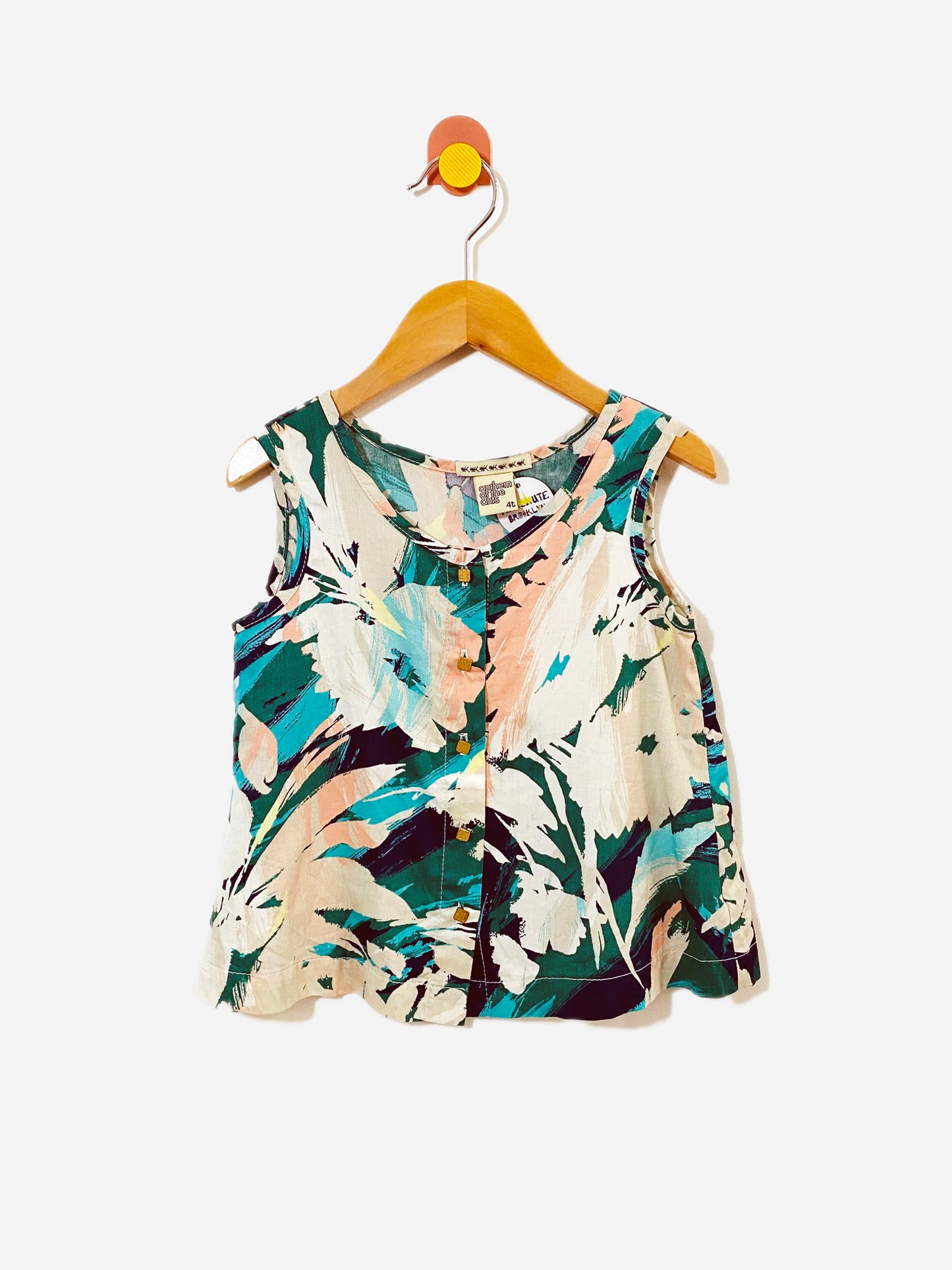 Anthem of the Ants abstract print tank / 4T