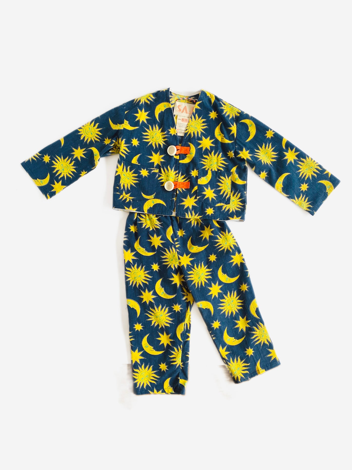 SAJ sky sheet set / 3-4Y