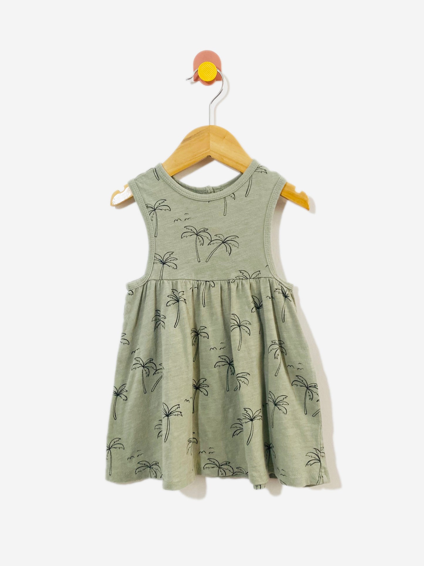 Rylee + Cru palm print dress / 12-18M