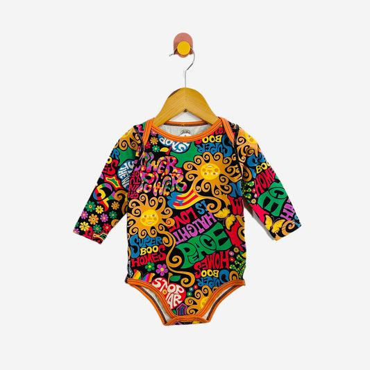 Super Boo Homes Peace Bodysuit