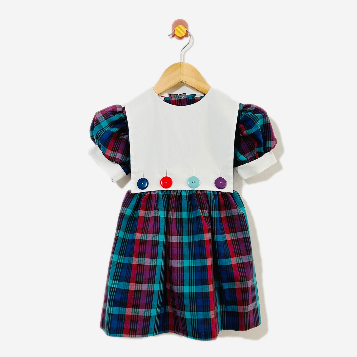 Vintage Puff Sleeve Dress / 4Y