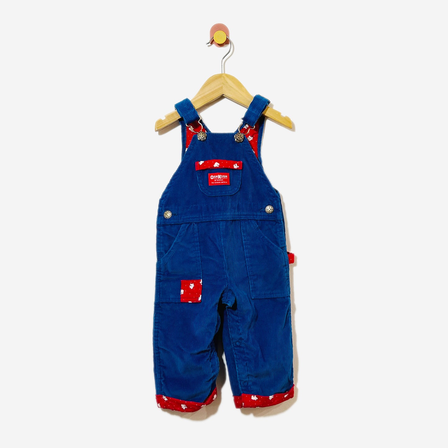 Vintage OshKosh Polar Bear Overalls / 12M