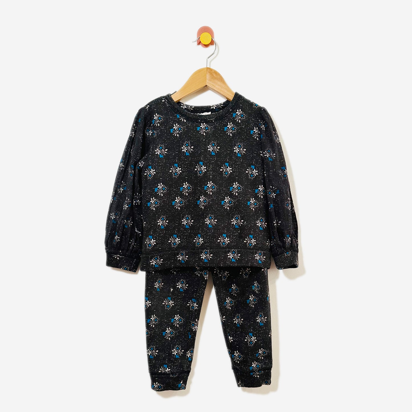 Sea Floral Sweatsuit / 3-5Y