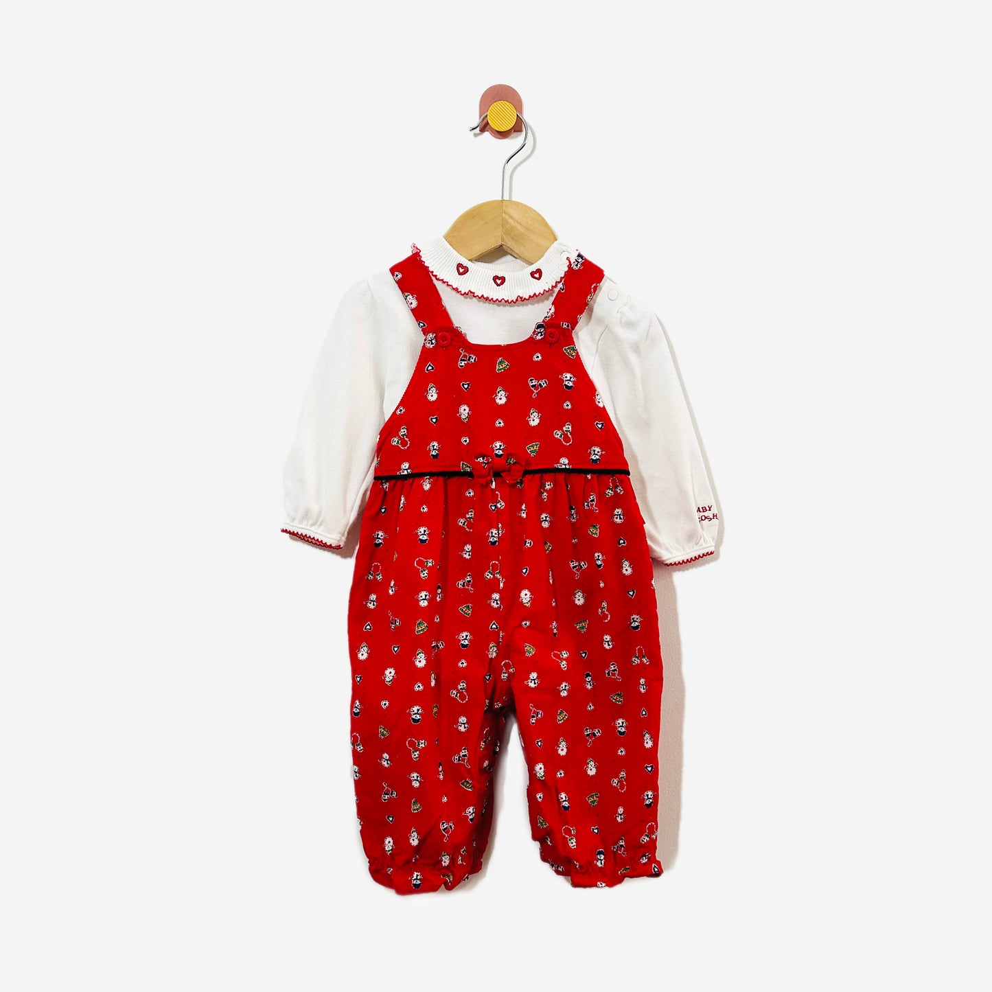 Vintage OshKosh Snowman Overall set / 6-9M