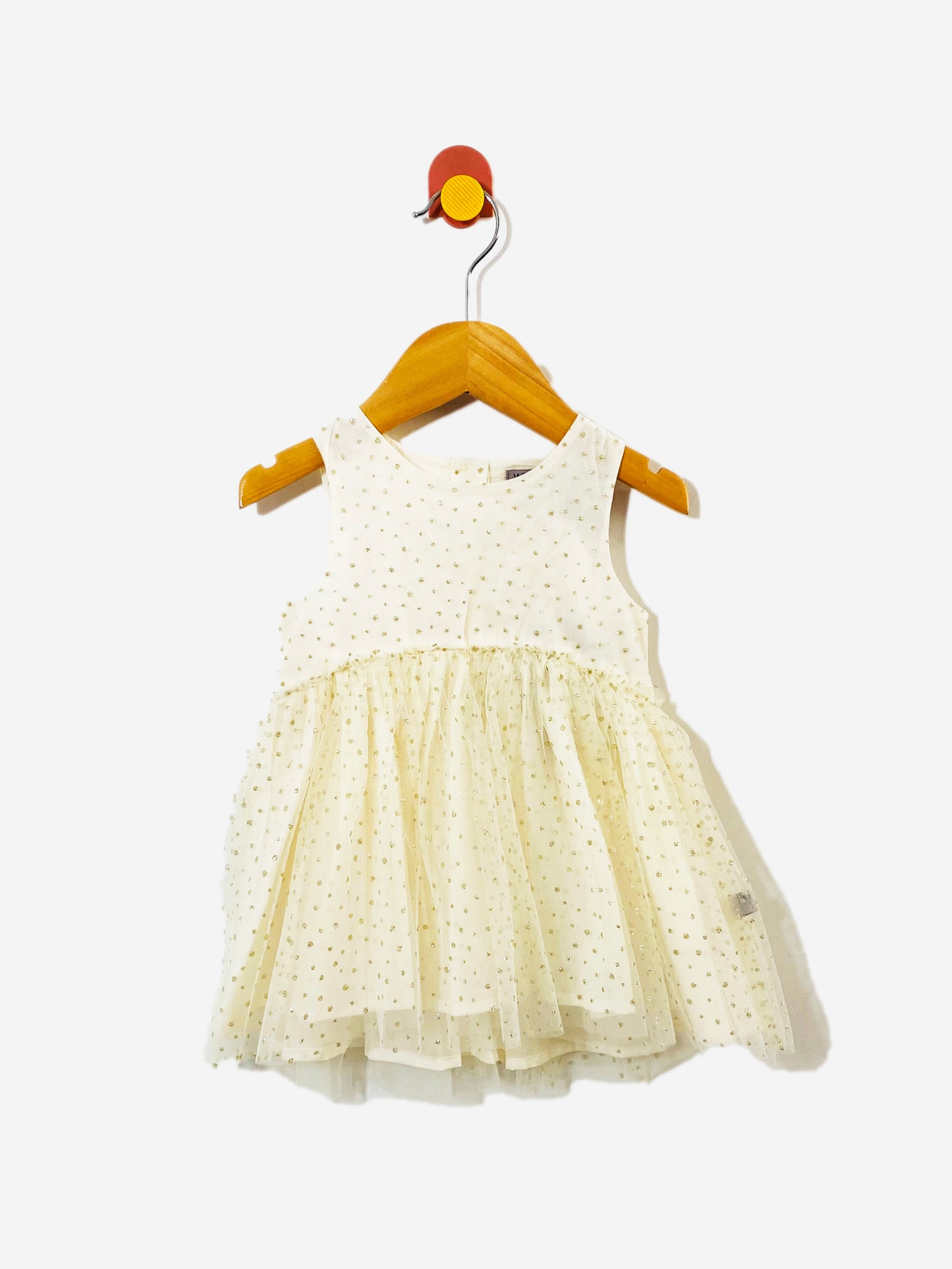 Wheat tulle sparkle dress / 9M