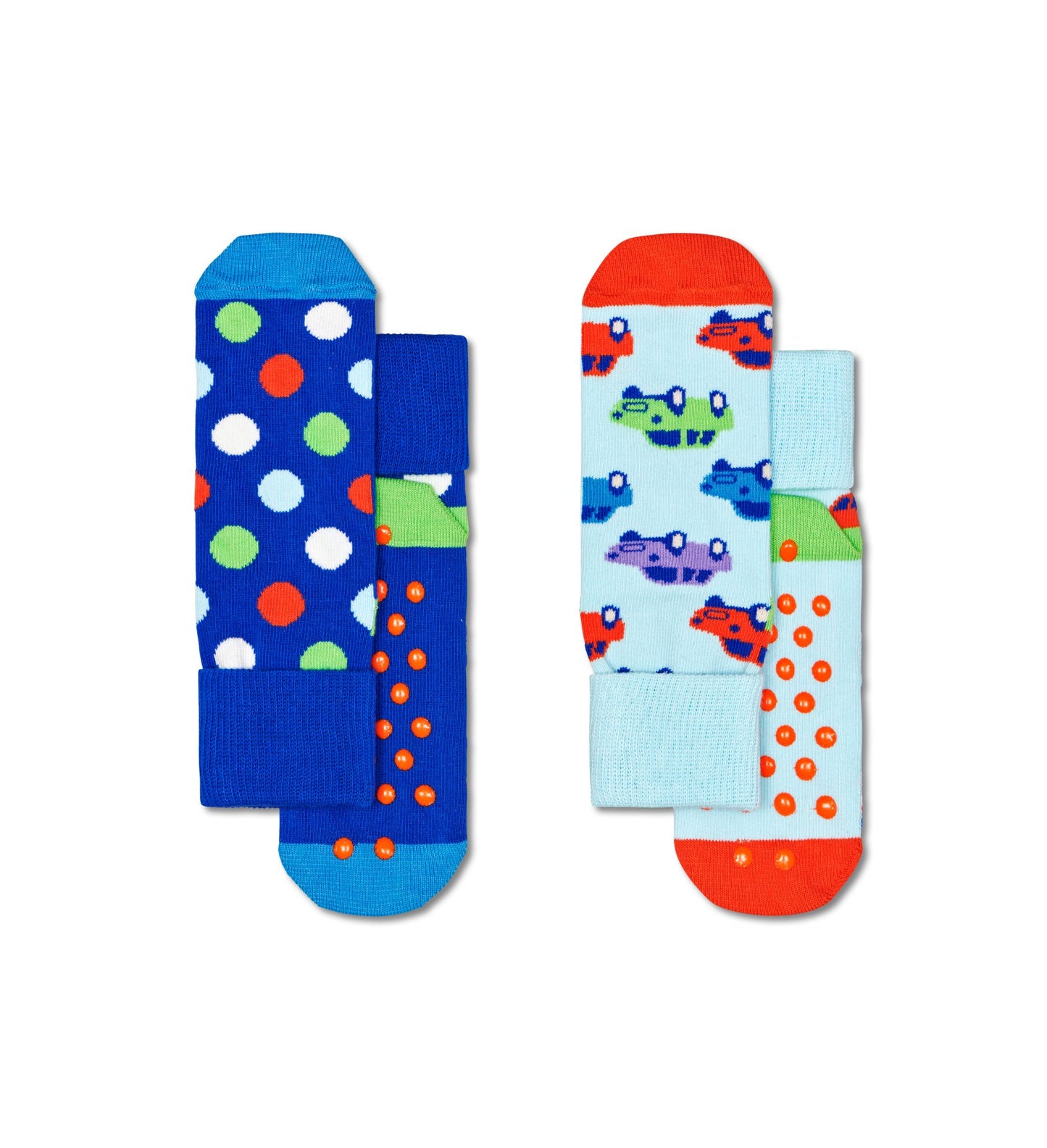 Happy Socks kids car anti-slip socks 2pk