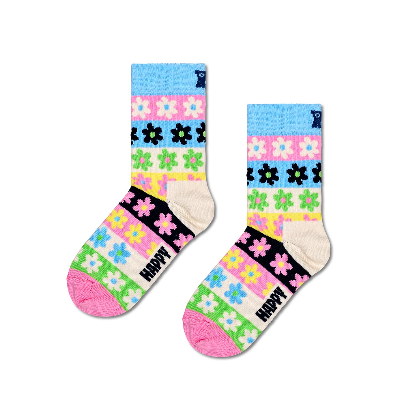 Kids Cherry and Flower Socks by Happy Socks