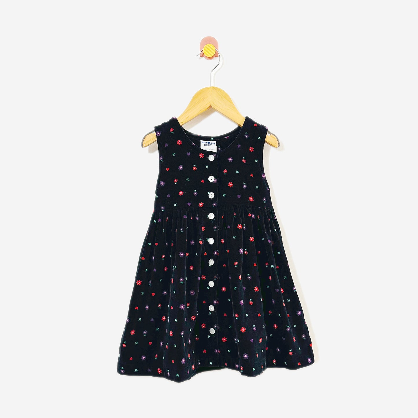 Vintage OshKosh Velvet Jumper / 3T