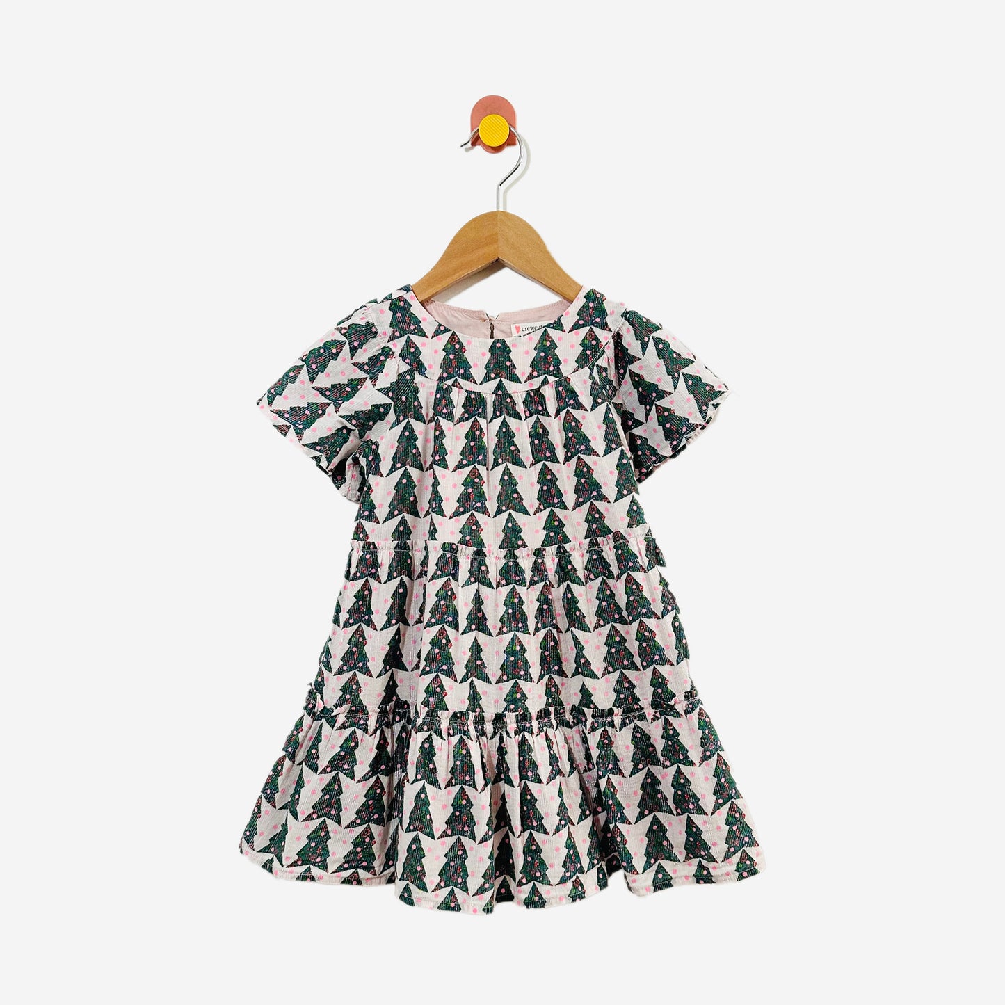 Crewcuts Christmas Tree Dress / 3Y