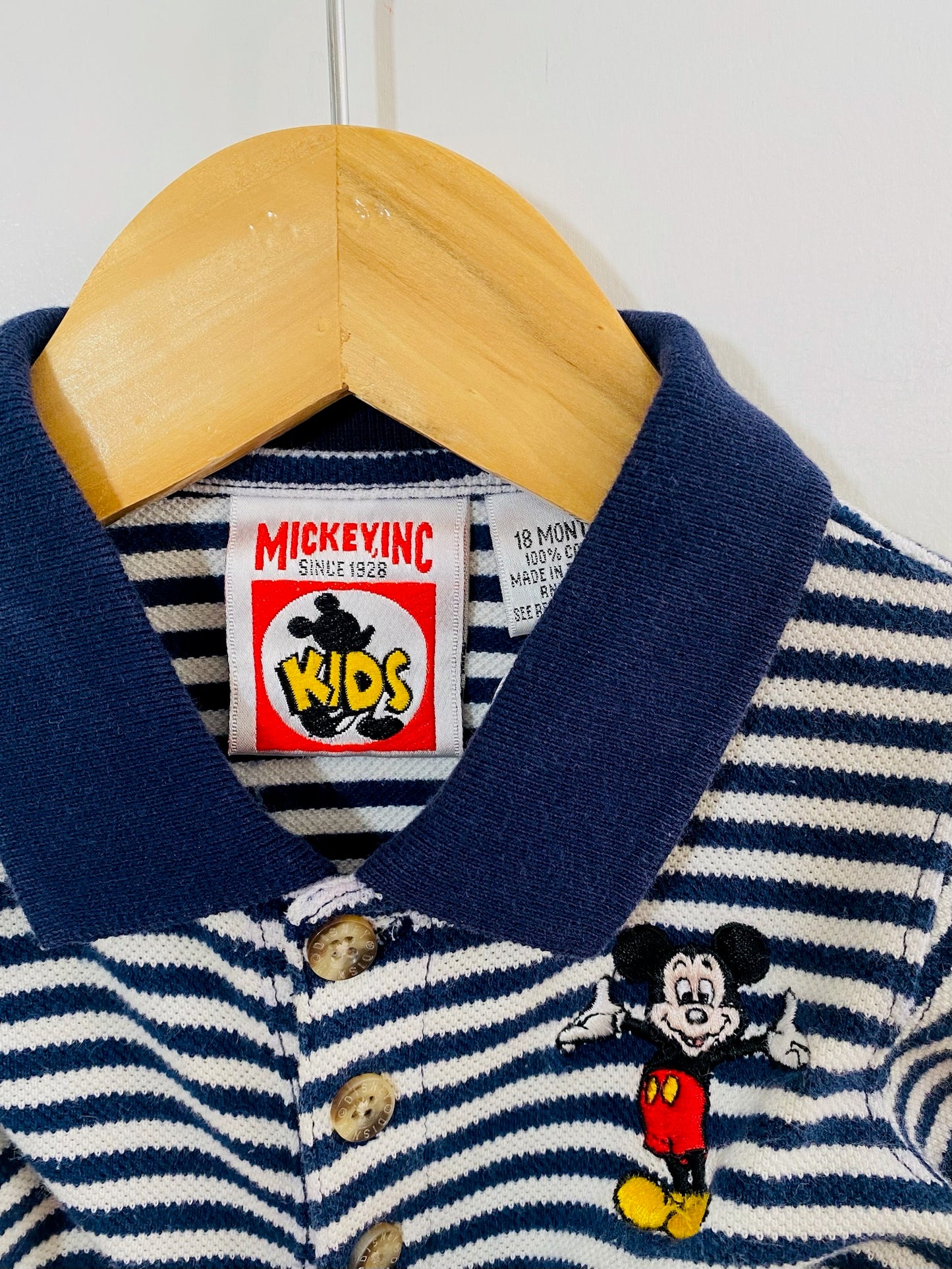 mickey polo onesie / 12M