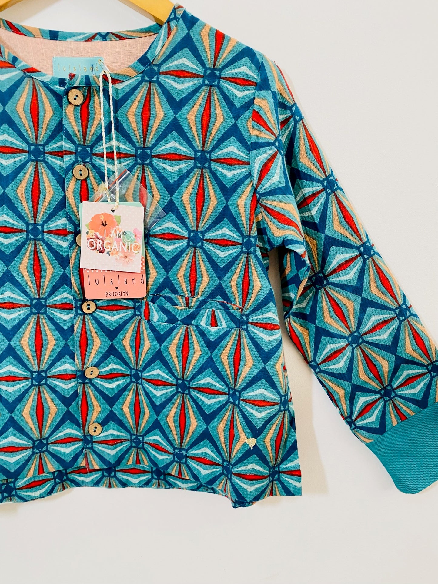 Mirrored Print Button-Up / 6T