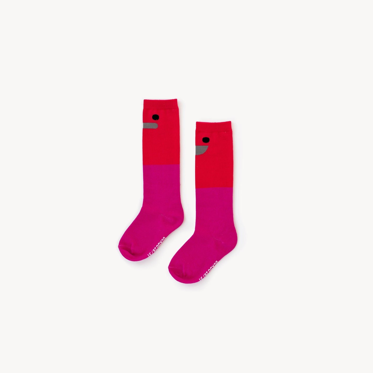 Knee High Socks - Red/Pink