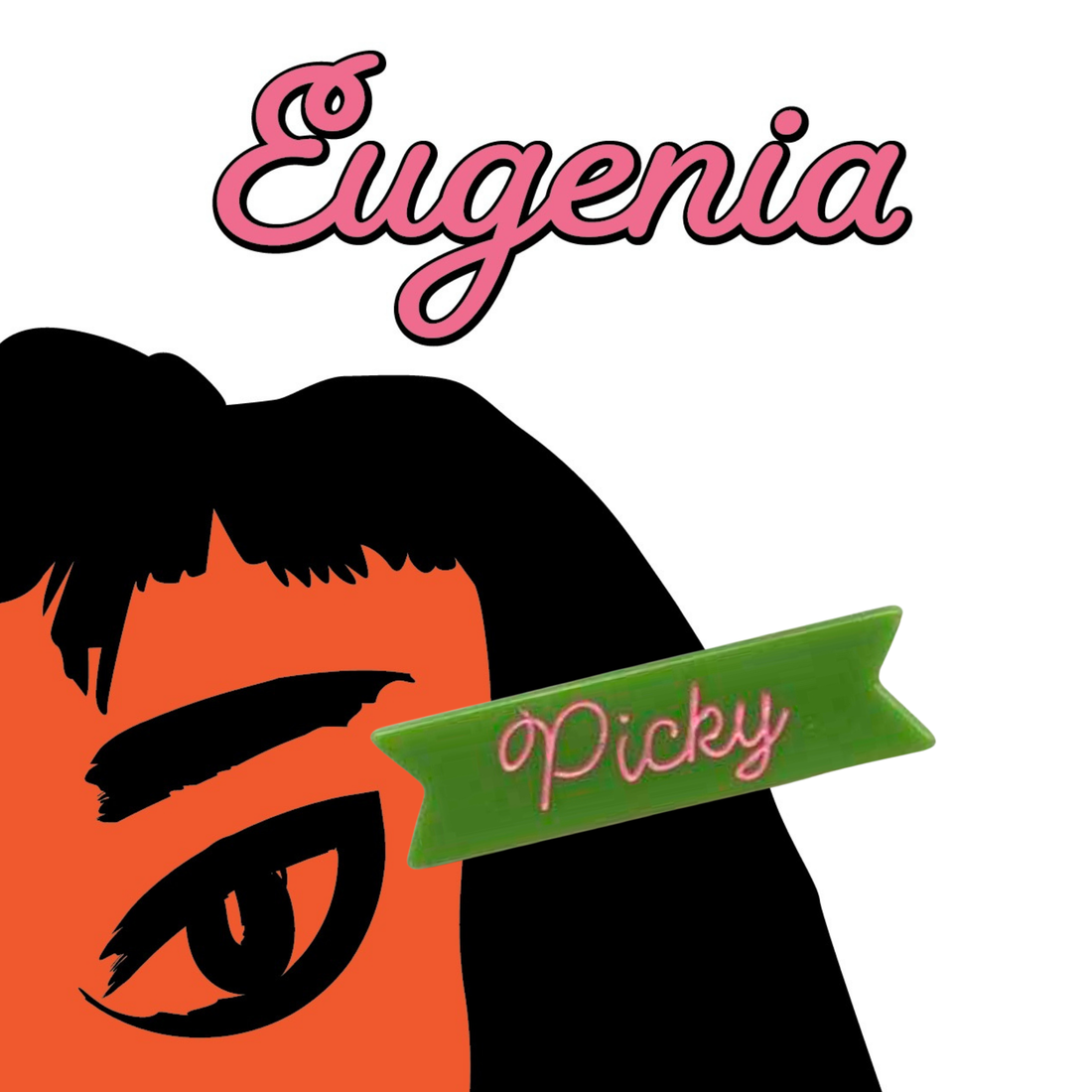 "picky" hair clip by Eugenia Kids